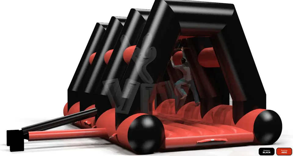 Obstacle course - Trapeze commercial inflatable obstacle course