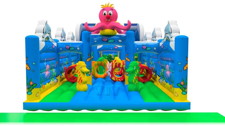 Obstacle Course Underwater World - Collection Underwater World commercial inflatable obstacle course