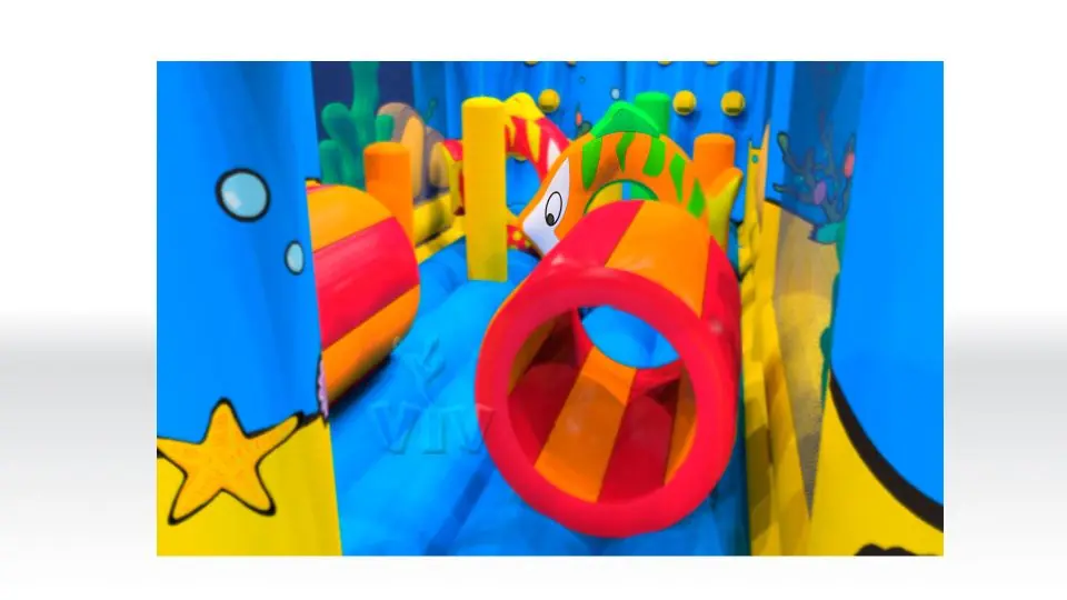 Obstacle Course Underwater World - Collection Underwater World commercial inflatable obstacle course