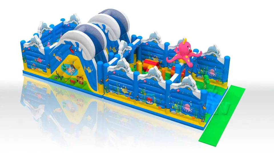 Obstacle Course Underwater World - Collection Underwater World commercial inflatable obstacle course