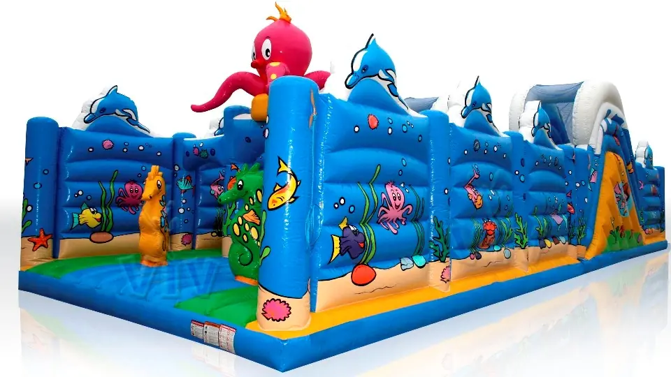 Obstacle Course Underwater World - Collection Underwater World commercial inflatable obstacle course
