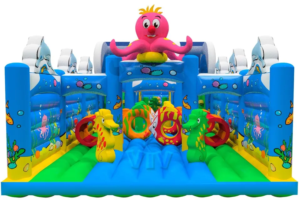 Obstacle Course Underwater World - Collection Underwater World commercial inflatable obstacle course