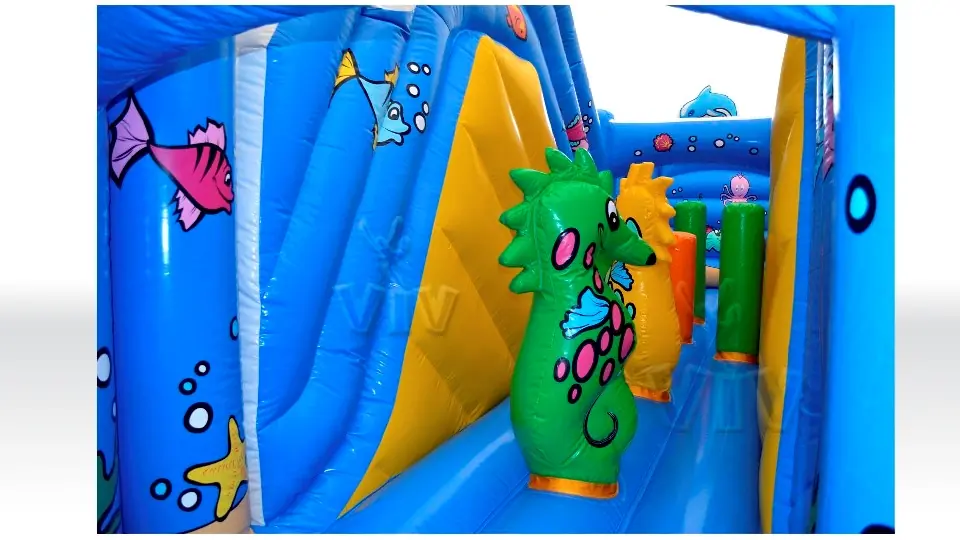 Obstacle Course Underwater World - Collection Underwater World commercial inflatable obstacle course