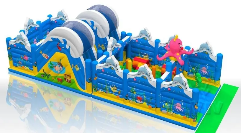 Obstacle Course Underwater World - Collection Underwater World commercial inflatable obstacle course
