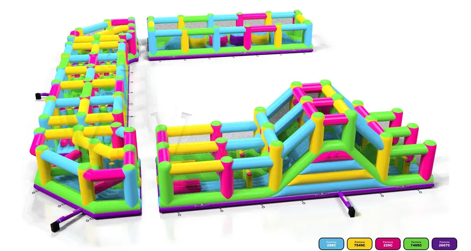 Obstacle Course Universal commercial inflatable obstacle course
