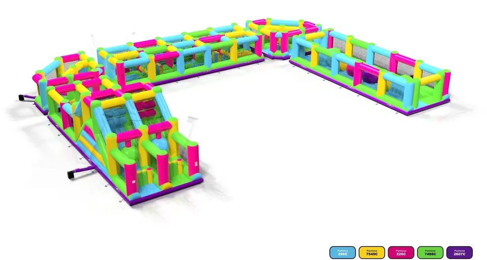 Obstacle Course Universal commercial inflatable obstacle course