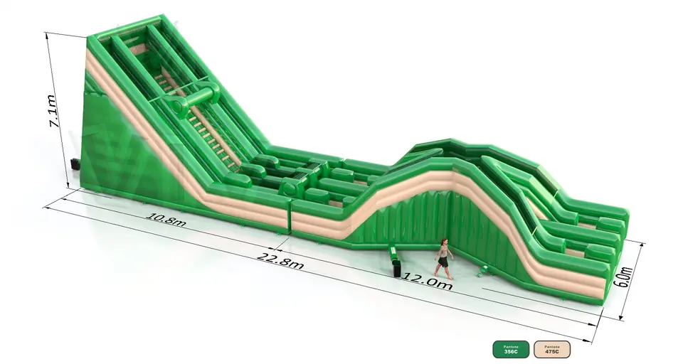 Obstacle Course Vrec commercial inflatable obstacle course