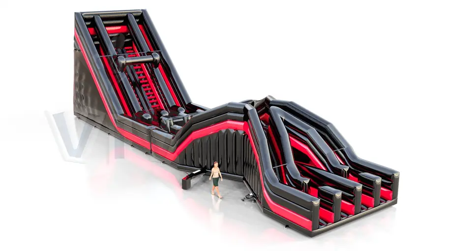 Obstacle Course Vrec Fun in Black commercial inflatable obstacle course