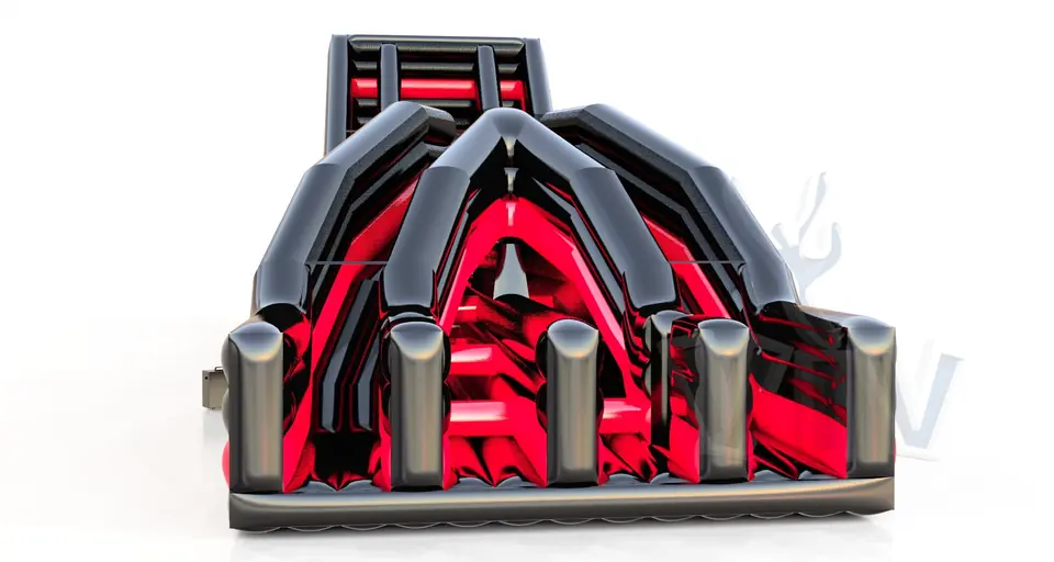 Obstacle Course Vrec Fun in Black commercial inflatable obstacle course