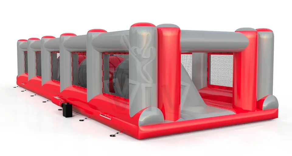 Obstacle course wipe out commercial inflatable obstacle course