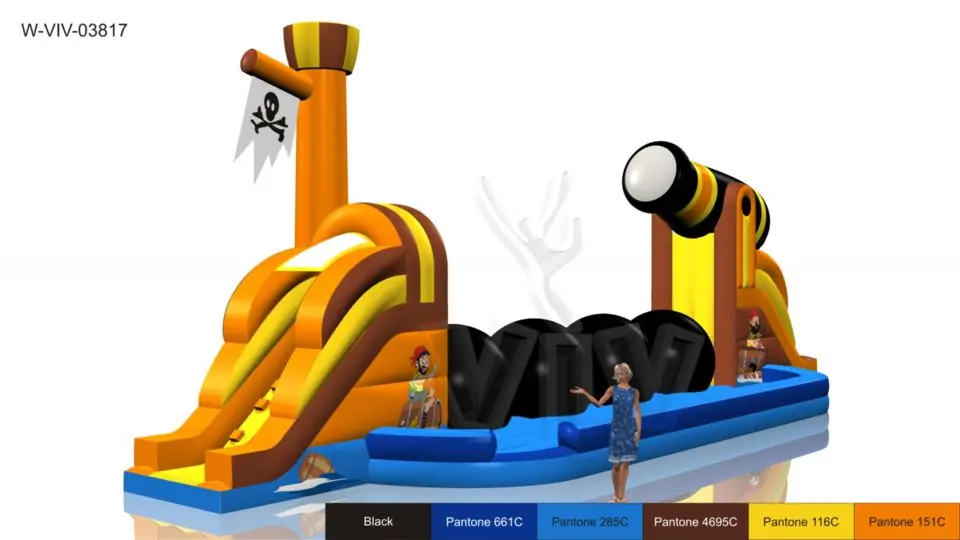 Obstacle Course Wipe-Out commercial inflatable obstacle course