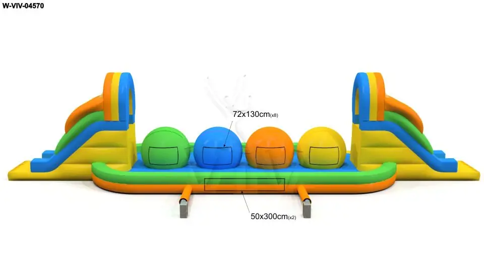 Obstacle Course Wipe-Out commercial inflatable obstacle course