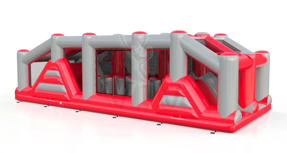 Obstacle course with cones commercial inflatable obstacle course