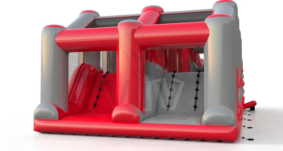 Obstacle course with cones commercial inflatable obstacle course