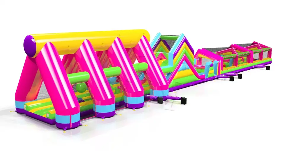 Obstacle Course XXXL Startup commercial inflatable obstacle course