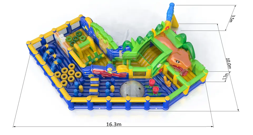 Obstacle Petit Prince II commercial inflatable obstacle course