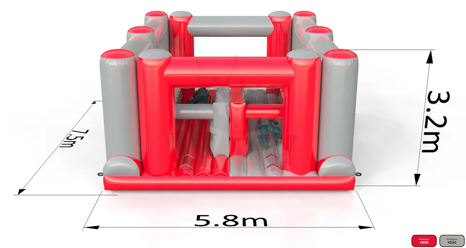 Universal Obstacle Course commercial inflatable obstacle course