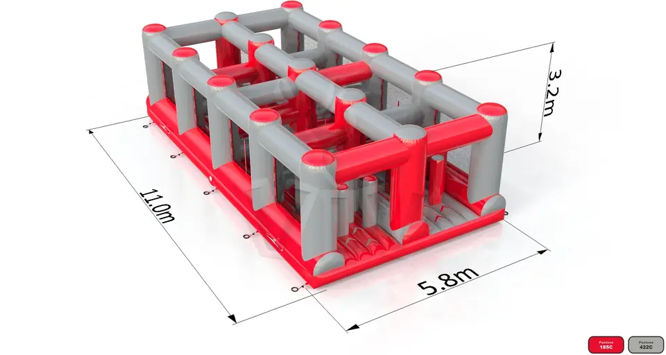 Universal Obstacle Course commercial inflatable obstacle course