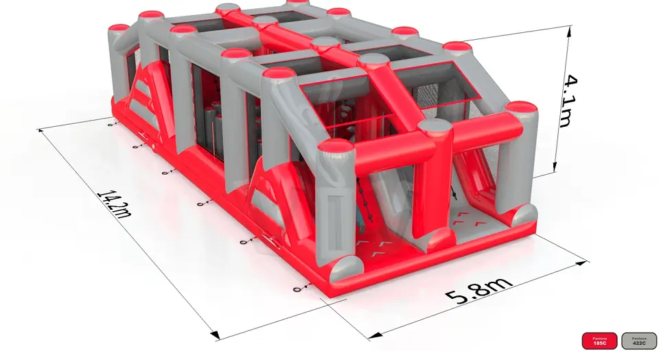 Universal Obstacle Course commercial inflatable obstacle course