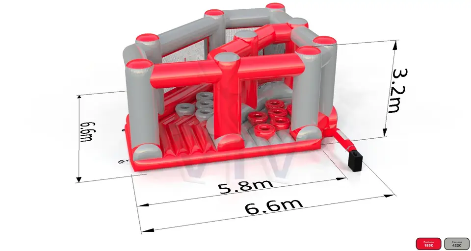 Universal Obstacle Course commercial inflatable obstacle course