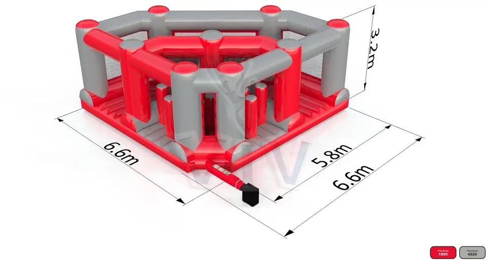 Universal Obstacle Course commercial inflatable obstacle course