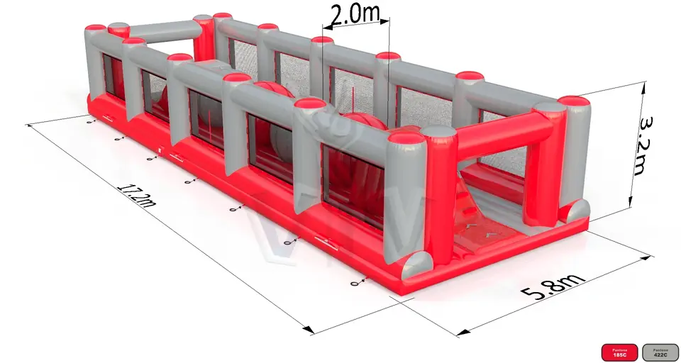 Universal Obstacle Course commercial inflatable obstacle course