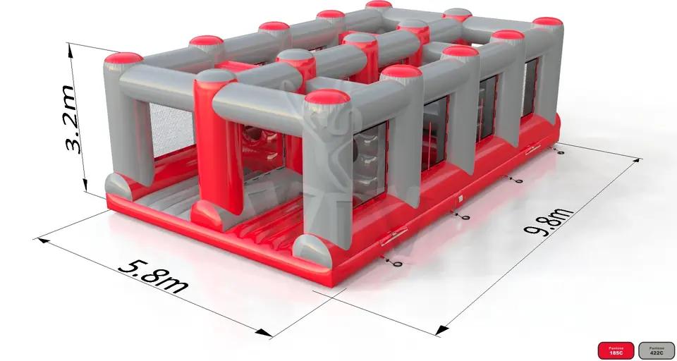 Universal Obstacle Course commercial inflatable obstacle course