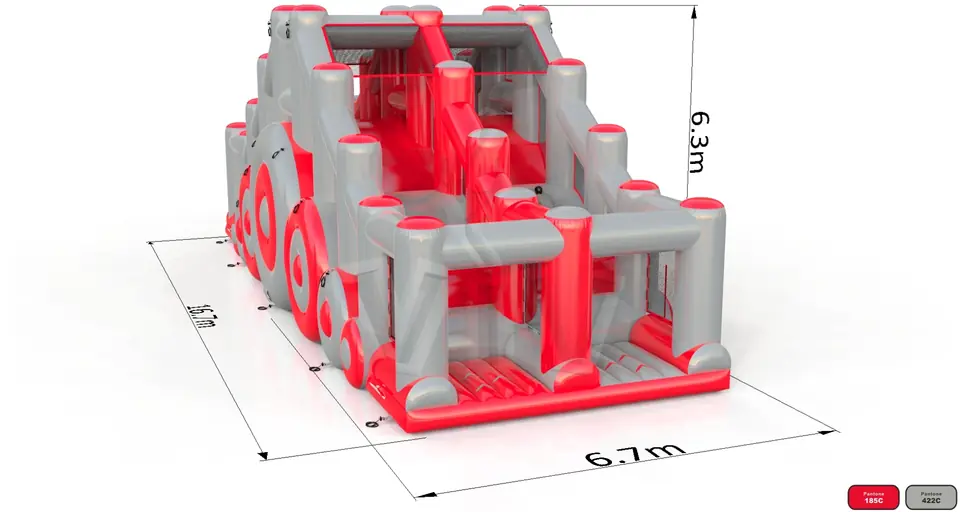Universal Obstacle Course commercial inflatable obstacle course