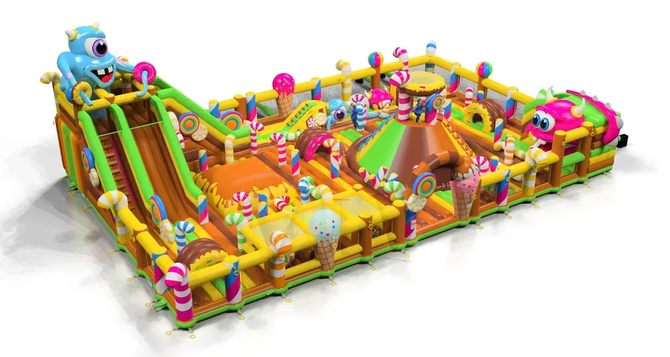 Copy of Playground Micro Monsters (full floor) commercial inflatable playground