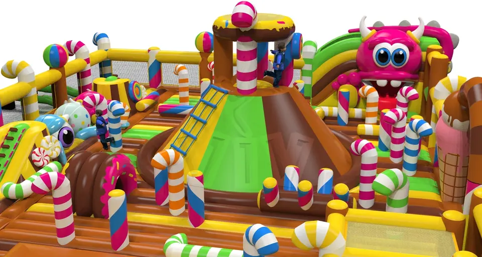 Copy of Playground Micro Monsters (full floor) commercial inflatable playground