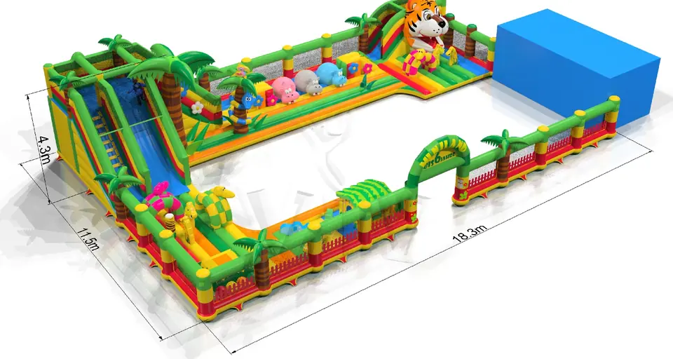 Miniland – Playground for Little Children – Jungle De Luxe commercial inflatable playground