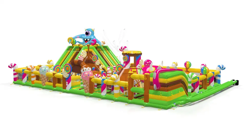 Playground carnival Monsters commercial inflatable playground