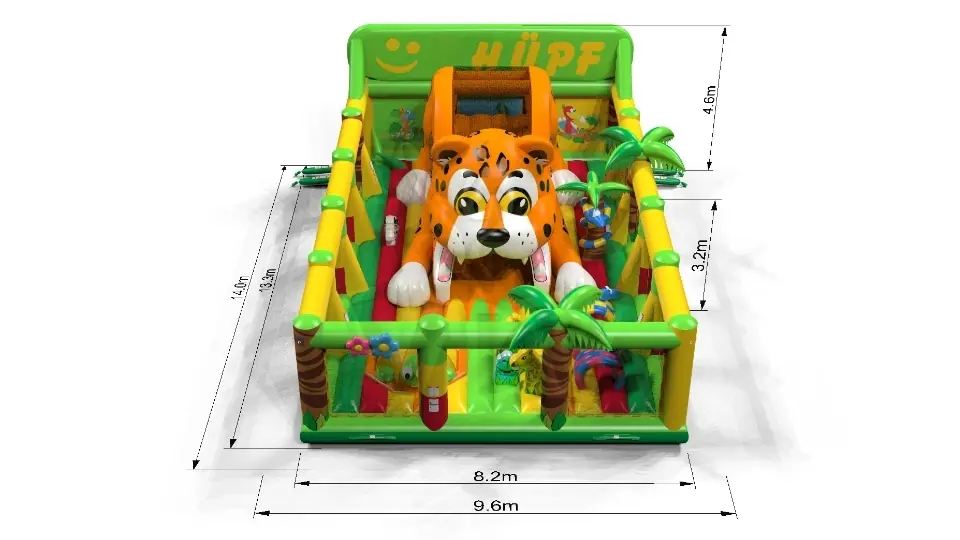 Playground Cheetah commercial inflatable playground
