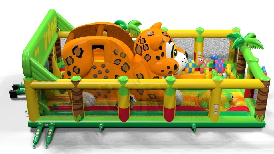 Playground Cheetah commercial inflatable playground