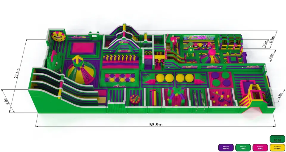 Playground Go Air commercial inflatable playground