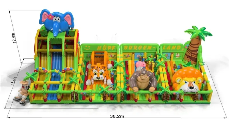 Playground Jungle commercial inflatable playground