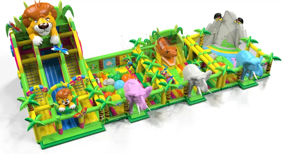Playground Jungle commercial inflatable playground