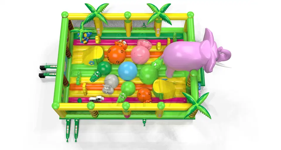Playground Jungle commercial inflatable playground