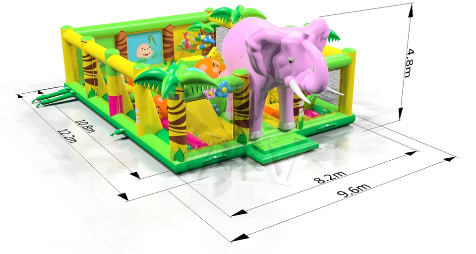 Playground Jungle commercial inflatable playground