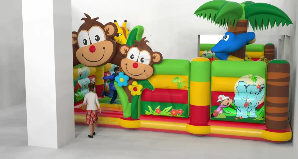 Playground Jungle commercial inflatable playground