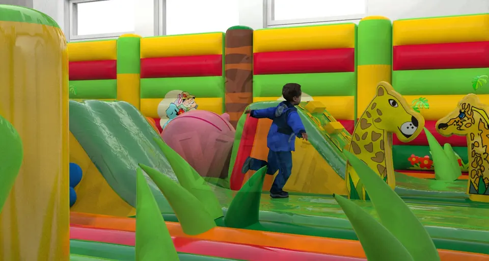 Playground Jungle commercial inflatable playground