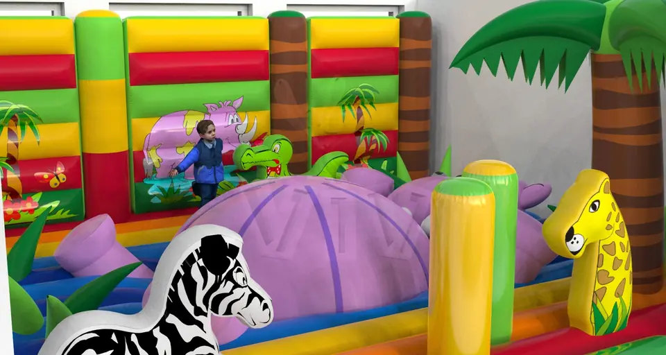 Playground Jungle commercial inflatable playground