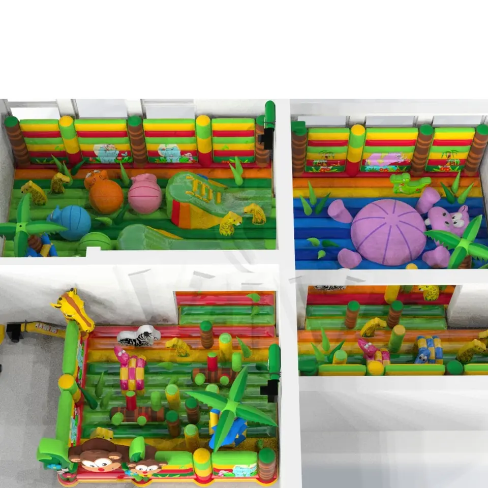 Playground Jungle commercial inflatable playground