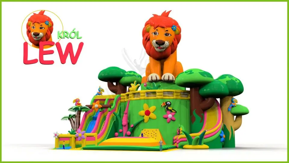 Playground Lion Giant commercial inflatable playground