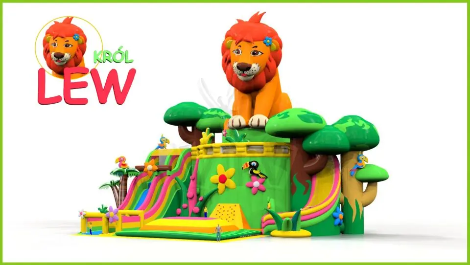 Playground Lion Giant commercial inflatable playground