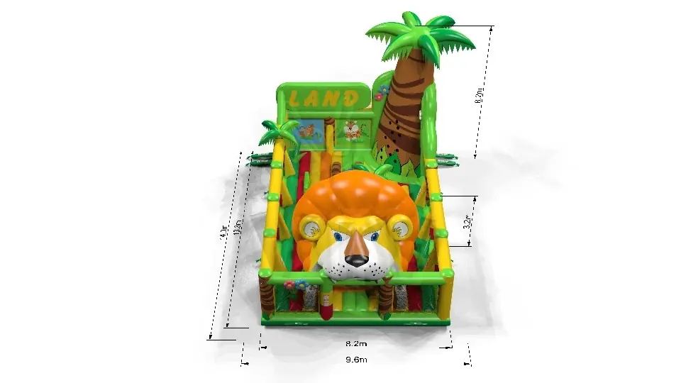 Playground Lion commercial inflatable playground