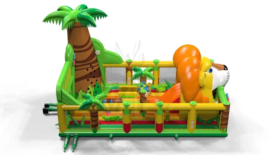 Playground Lion commercial inflatable playground