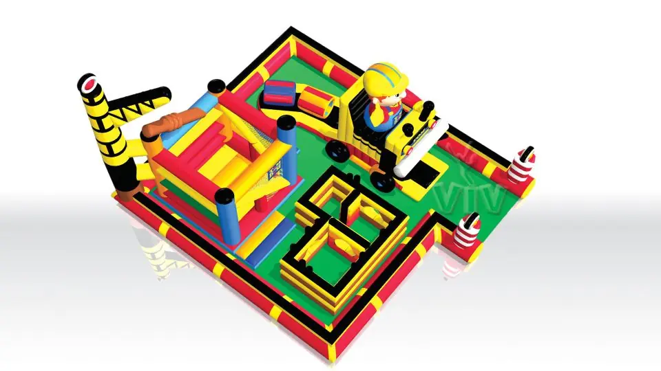 Playground Little Builder - Collection Tom the Builder commercial inflatable playground