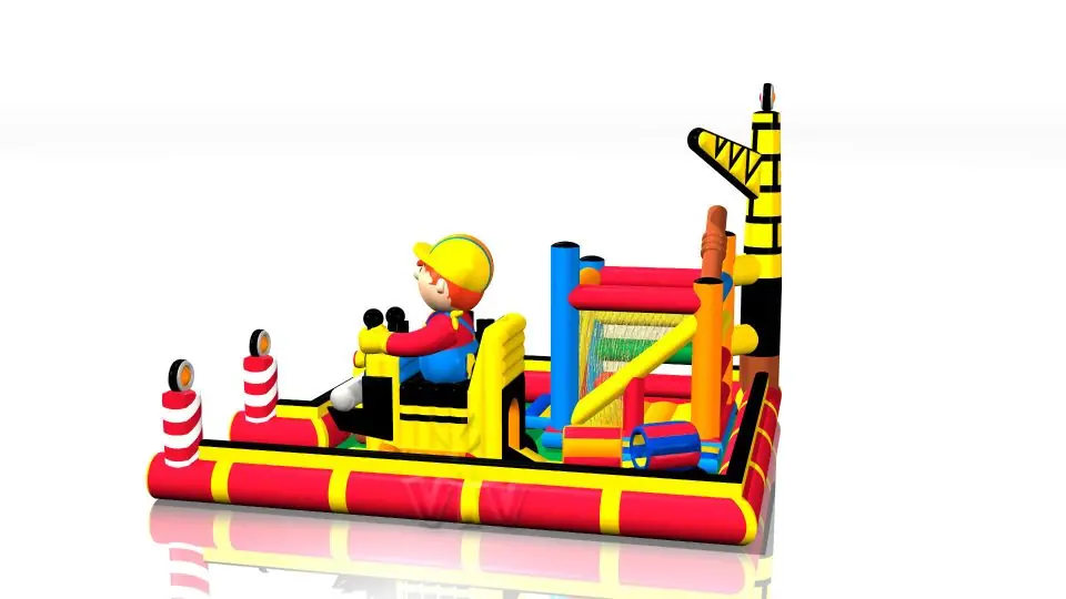 Playground Little Builder - Collection Tom the Builder commercial inflatable playground