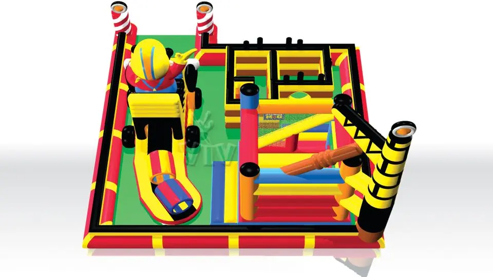 Playground Little Builder - Collection Tom the Builder commercial inflatable playground